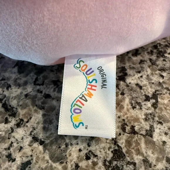 Squishmellow LARGE 18” Jenny Valentine’s Day Edition Pink Latte White Cream - Picture 5 of 5